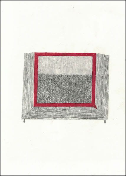 A square filled with small circles