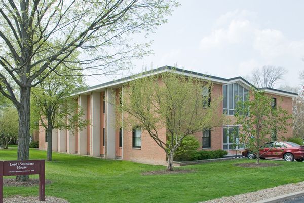 A side view of the front of Afrikan Heritage House today.